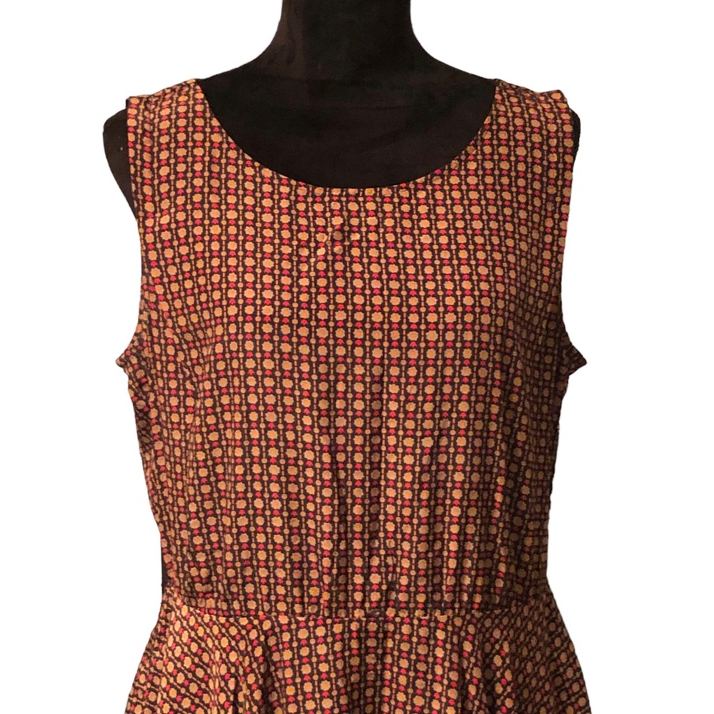 Cremieux Floral Print Flare Dress size 12 - Picture 2 of 8